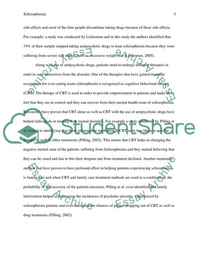 Effectiveness of Antipsychotic Drugs