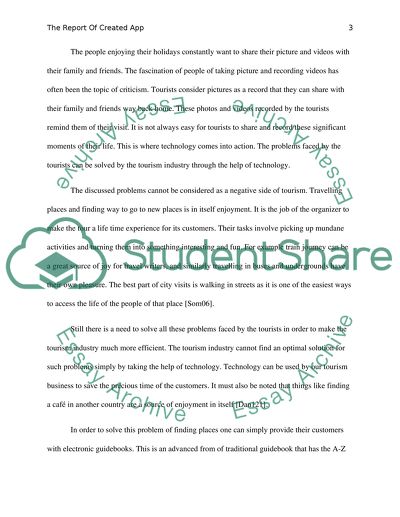 Use of Technological Applications in the Tourism Industry