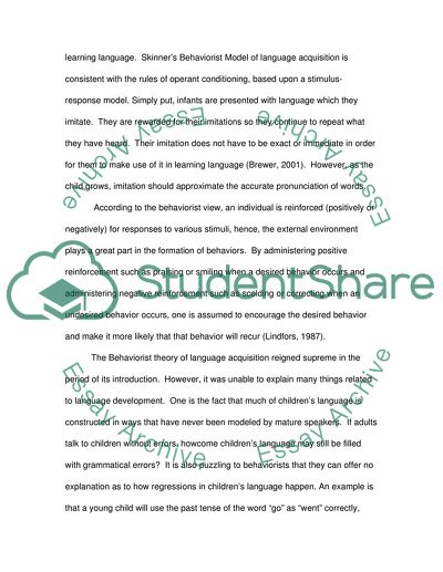 Language Acquisition