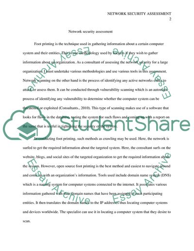 Network Security Assessment