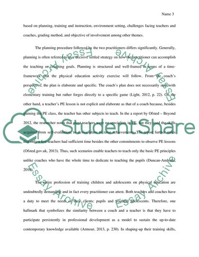 Roles of Teachers in Relation to Working with Young People