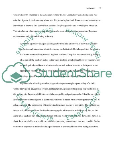 English Essay Pmr Japans Education System Before And After World War Two High School Persuasive Essay Topics also Writing A High School Essay Japans Education System Before And After World War Two Essay General English Essays