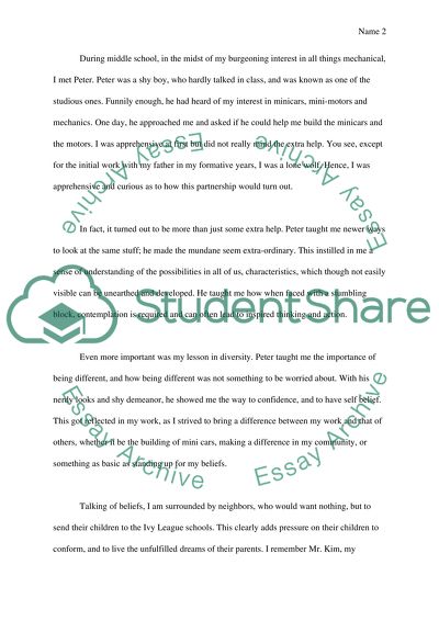 Creative Writing: My Way: Passion and Belief