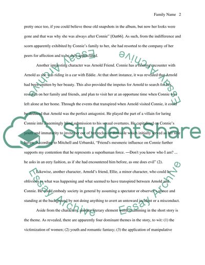 Where Are You Going, Where Have You Been by Joyce Carol Oates