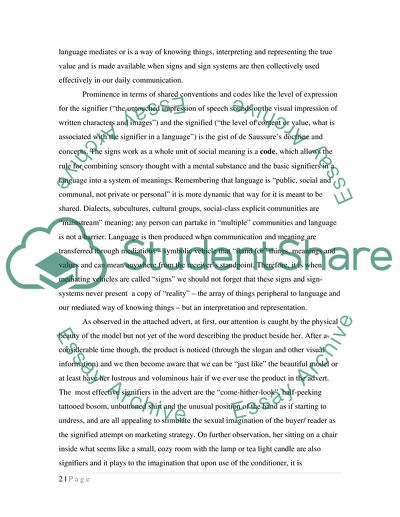 Advertising and Semiotics