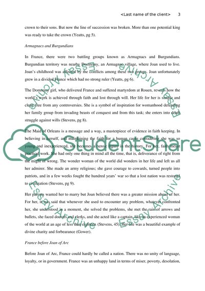 Who was Joan of Arc and why was she an important figure in history