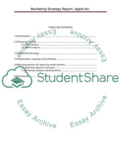 Marketing Strategy at Apple Inc