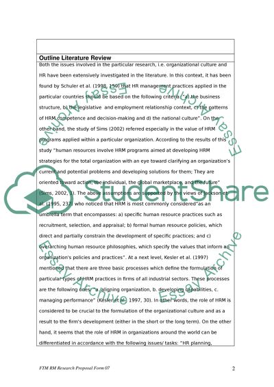 Cross-cultural and HR Practice (Module is Human Resource Management)