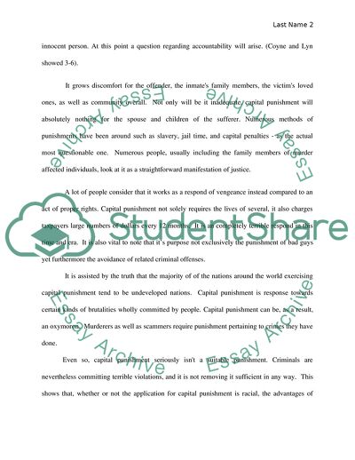 Capital Punishment and the Judicial Process