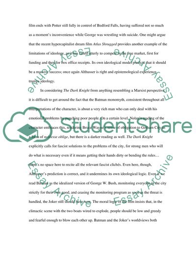 Literary theory (Althusser) Answering discussion questions