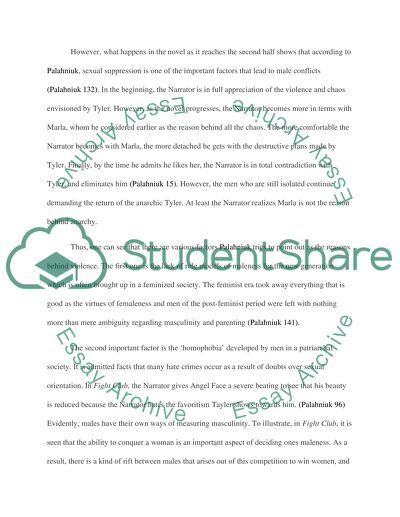 Masculinity and Violence in Fight Club and Drowning Tucson