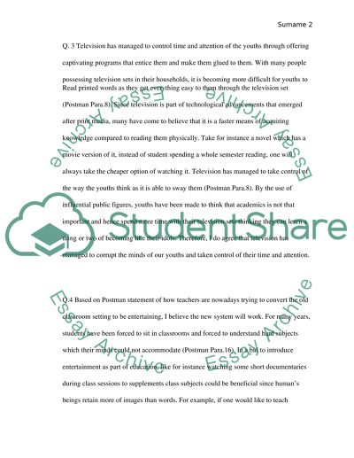 Television as Teacher