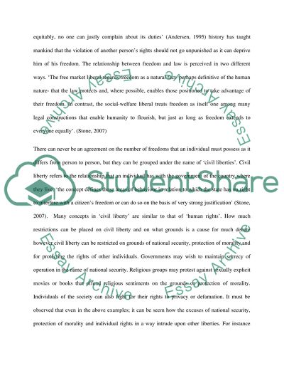 Do Laws Increase or Diminish Our Freedom