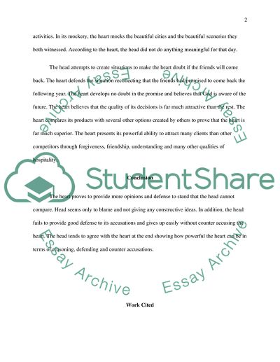 Dialogue between the Head and the Heart