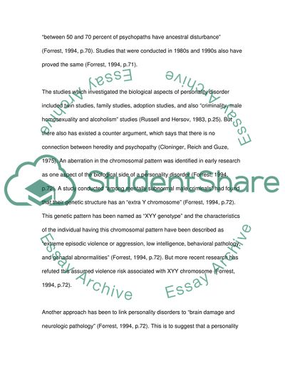 Violence Risk among People with Severe Personality Disorders