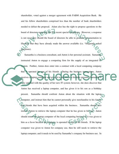 Company Law, Business Law