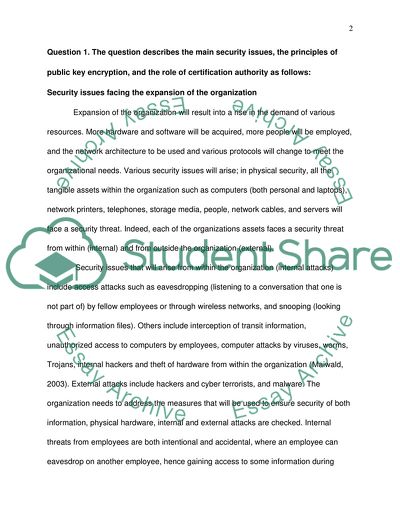 Network Security Assignment