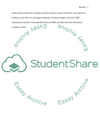 Health Informantion Exchange