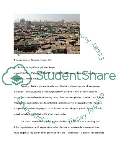 The Documentary Urbanized by Gary Hustwit