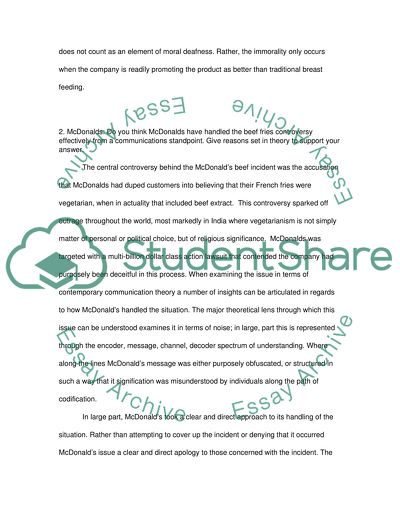 Analysis of Case studies