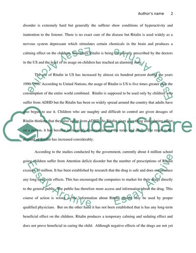 Is Ritalin overprescribed in the US