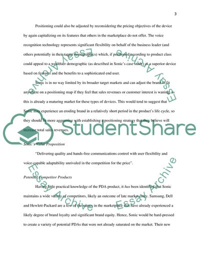 Identifying Value and Positioning with Sonic PDA