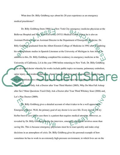 Disrupting and Leading in Emergency Medicine