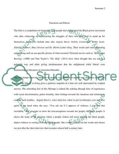 The Black Power Mixtape