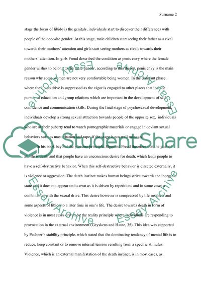 How has the unconscious thought of sex and violence influence our reality