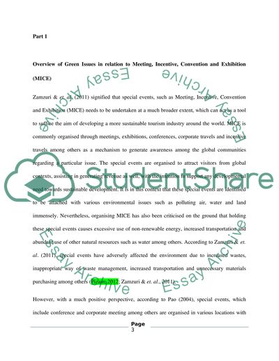 Green Business Tourism