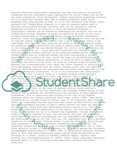 Exam about research class