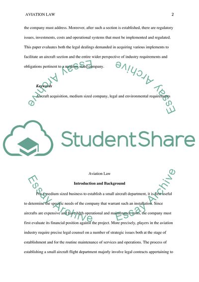 Company Needs in Midsize Turbine Aircraft Acquisition