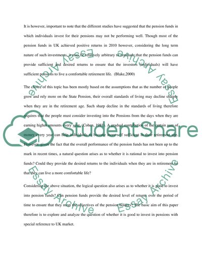 Worth Investing in a Pension