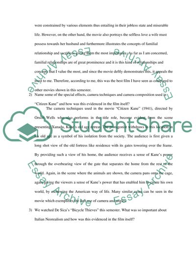 Movie Review: Bicycle Thieves by De Sica, Citizen Kane, and Birth of a Nation by D.W. Griffith