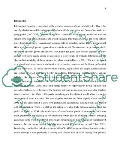 International Business and Global Change