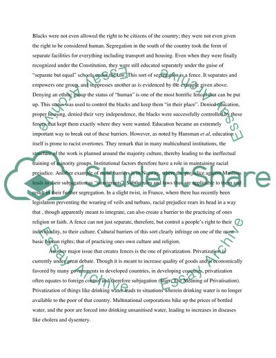 Fence Discrimination Defense