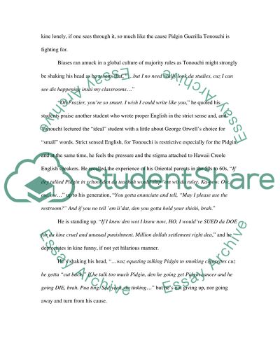 Rhetorical Analysis Paper