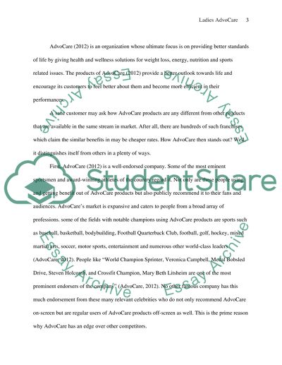 Ladies AdvoCare Organization