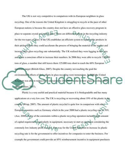 Is The UK Meeting its Recycling Targets