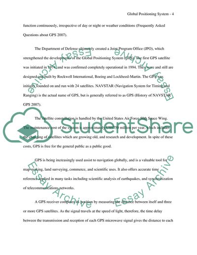 Global Positioning System