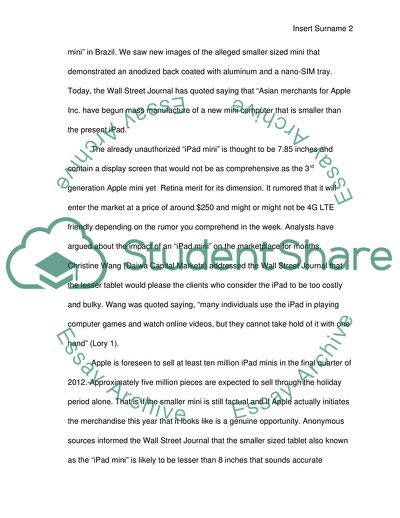 Apple Already Manufacturing Apple Mini