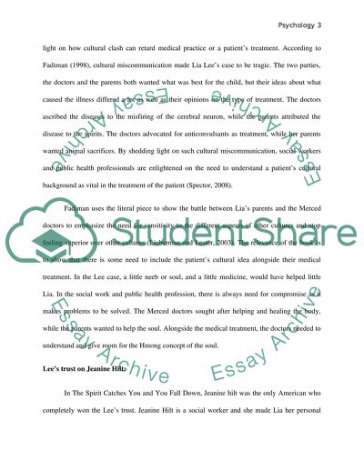 The Spirit Catches You and You Fall Down by Anne Fadiman