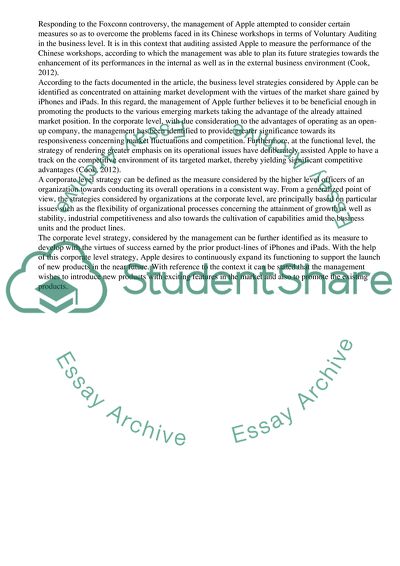 Identifying the Strategies Adopted by Apple