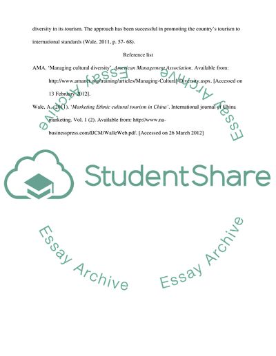 Cultural in Tourism in China