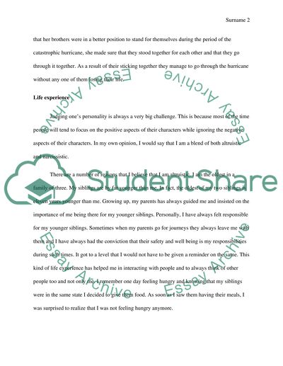 A Blend of Altruistic and Narcissistic in Each Batistes Character