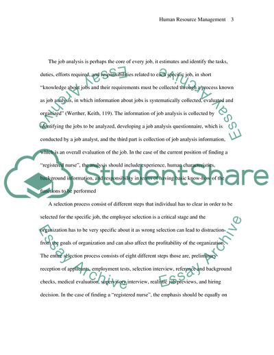 Human Resource Management Plan