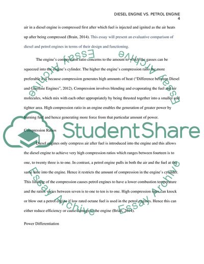 Diesel engine and Petrol engine ( Comparison )