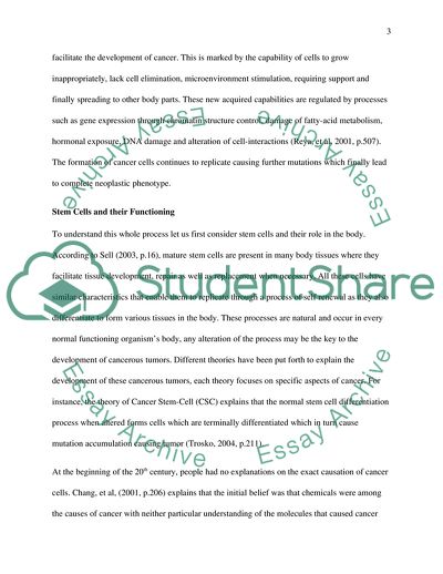 Carcinogenesis and Its Prevention