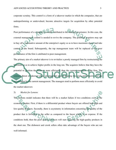 Advanced Accounting Theory and Practice - The Regulation of Financial Accounting