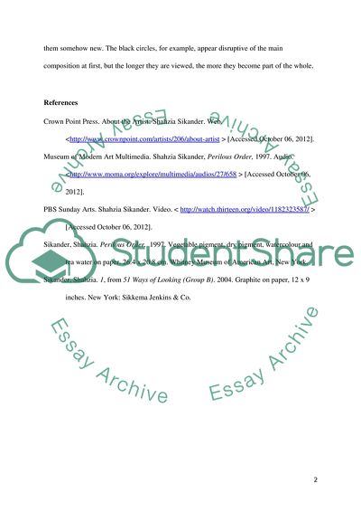 Works of Shahzia Sikander